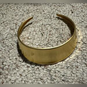 Vintage Donna Karan Gold-Tone Cuff Necklace